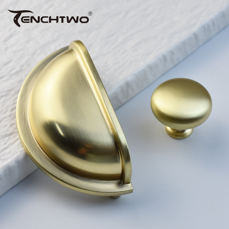 Furniture Hardware Gold - Brushed Brass Đồ Nội Thất Tay