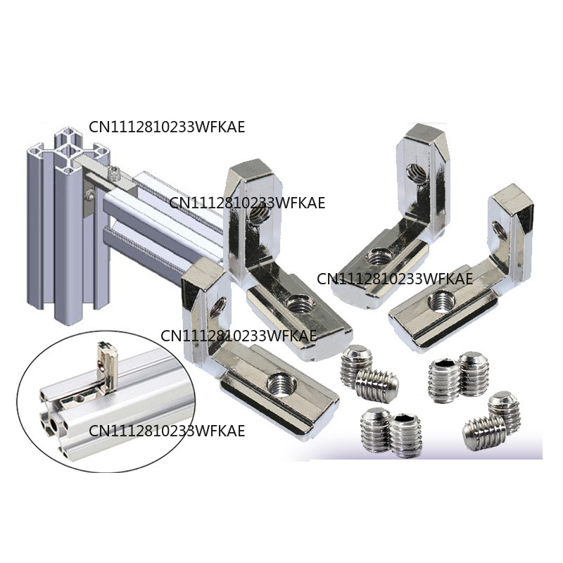 Joint Connector Bracket - 10PCS T Slot L-Shape Aluminum Profile