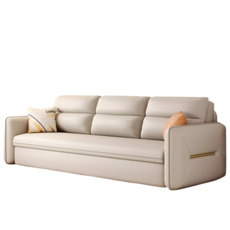 Z. A. Furniture - Modern Storage Sofas Tech Cloth White