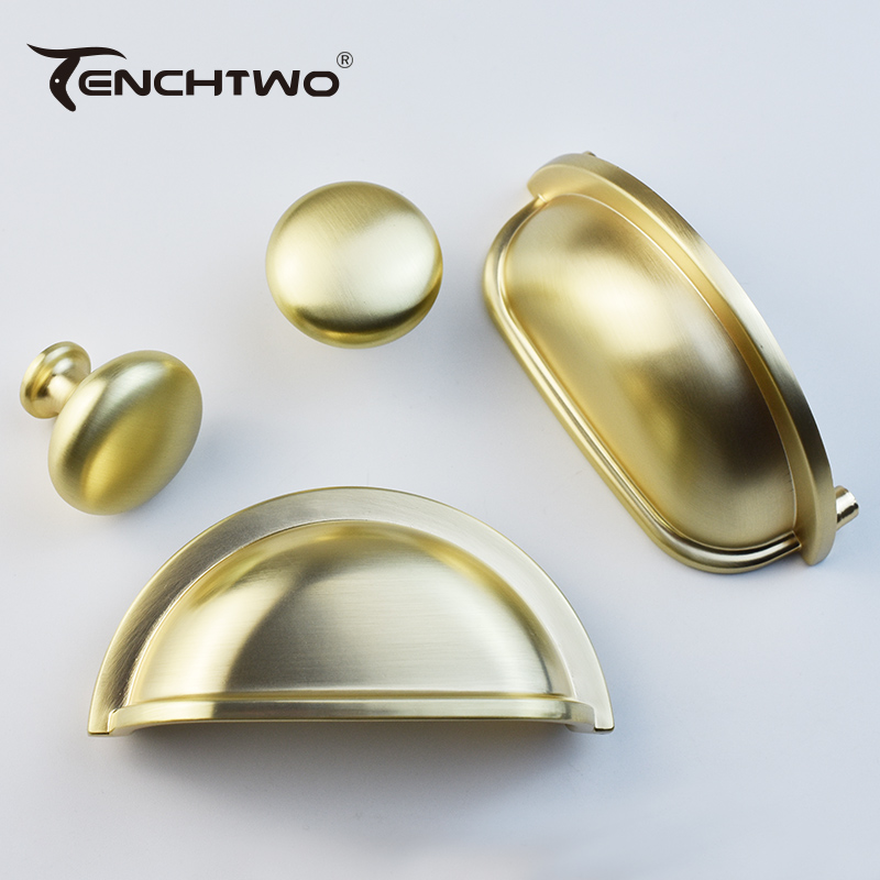 Brushed Brass Đồ Nội Thất Tay  - đánh giá và giá Furniture Hardware Gold