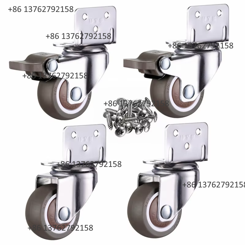 4Pcs Soft Rubber Quiet Swivel  - đánh giá và giá Furniture Hardware