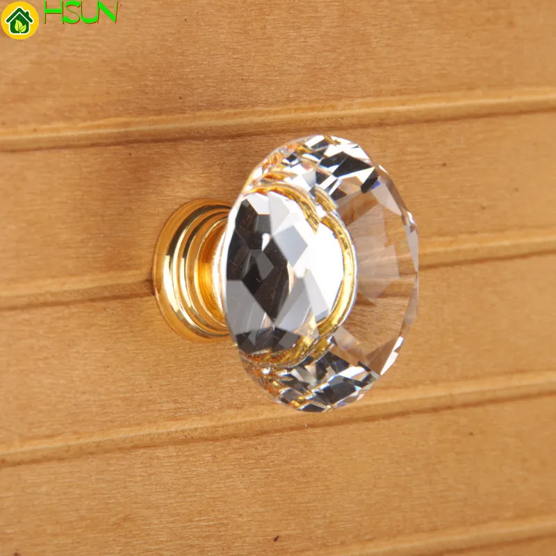 Crystal Gold Cupboard Knobs Ha - đánh giá và giá Furniture Hardware Gold
