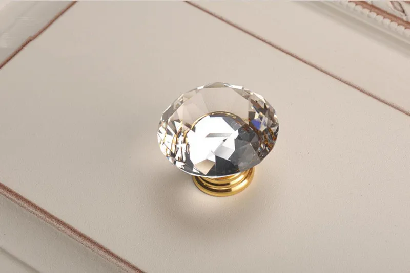 Crystal Gold Cupboard Knobs Ha - đánh giá và giá Furniture Hardware Gold