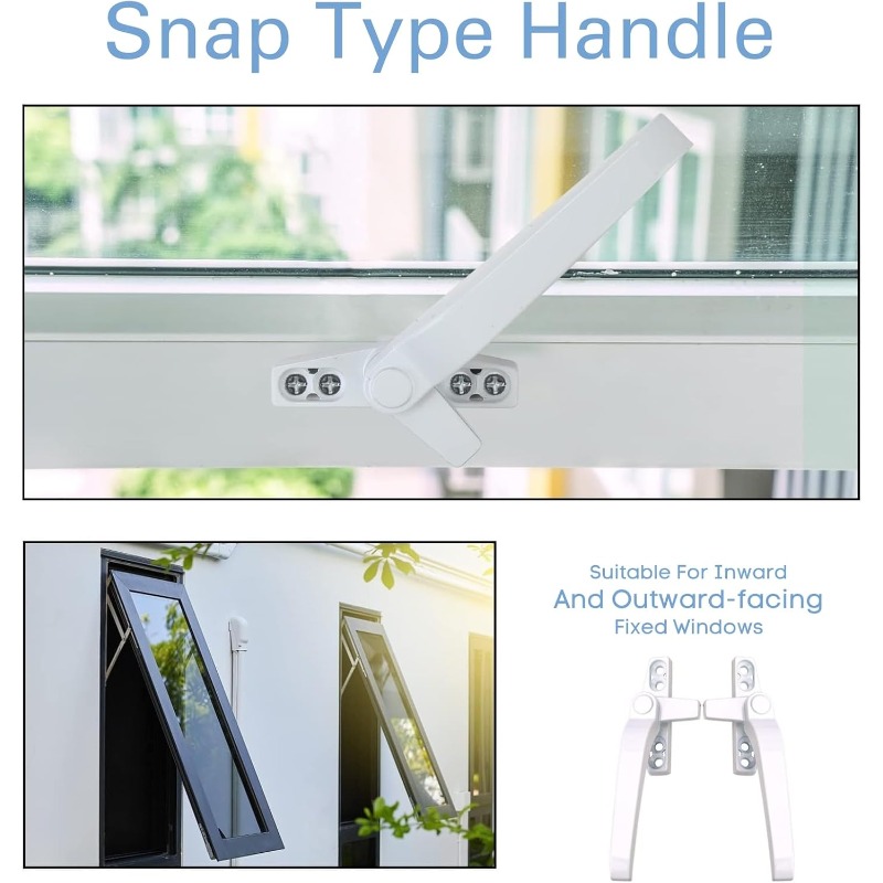 Glass Window Lock Handle 2Pcs  - đánh giá và giá Furniture Hardware Supply