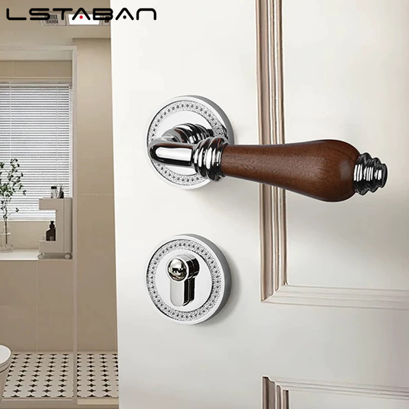 Euro Walnut Wood Handle Door L - đánh giá và giá Furniture Hardware Handles