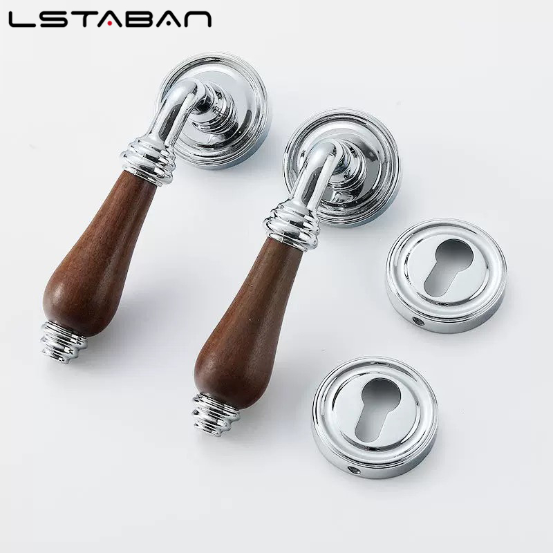 Euro Walnut Wood Handle Door L - đánh giá và giá Furniture Hardware Handles