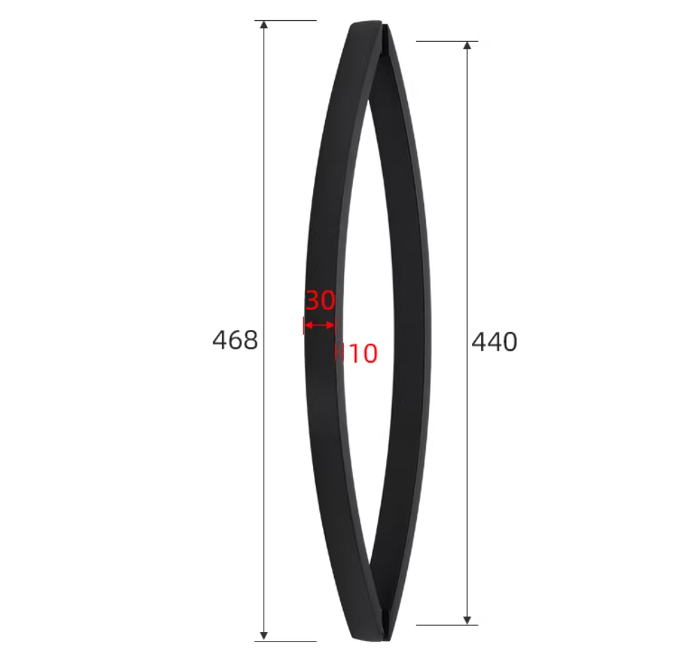 1Pc SUS304 Back-to-Back Arch B - đánh giá và giá Furniture Hardware Gold