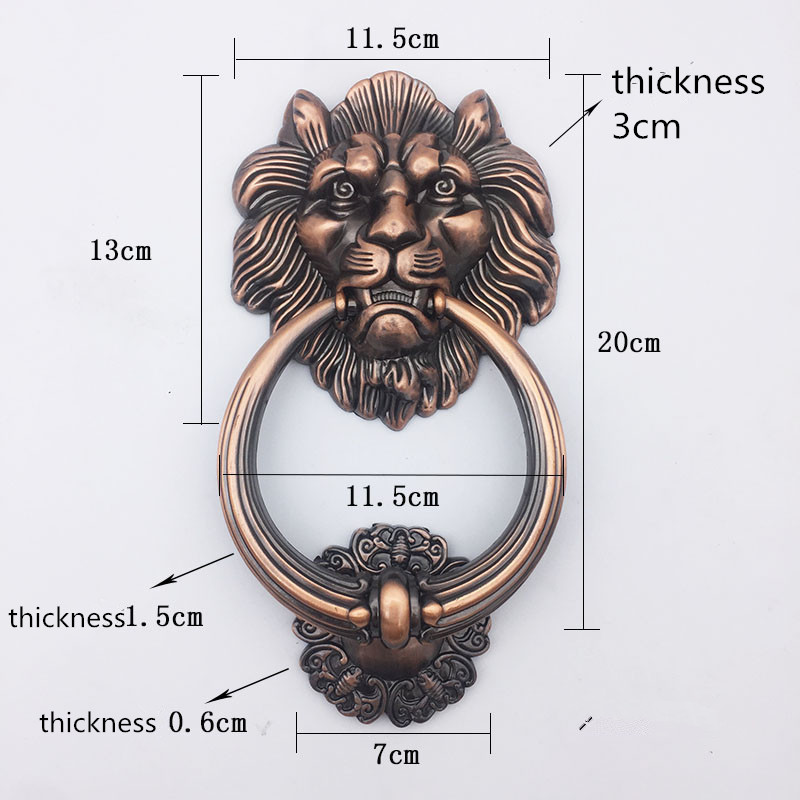 Đồng Cổ Đầu Sư Tử Tay Cầm Dép  - đánh giá và giá Furniture Hardware Handles
