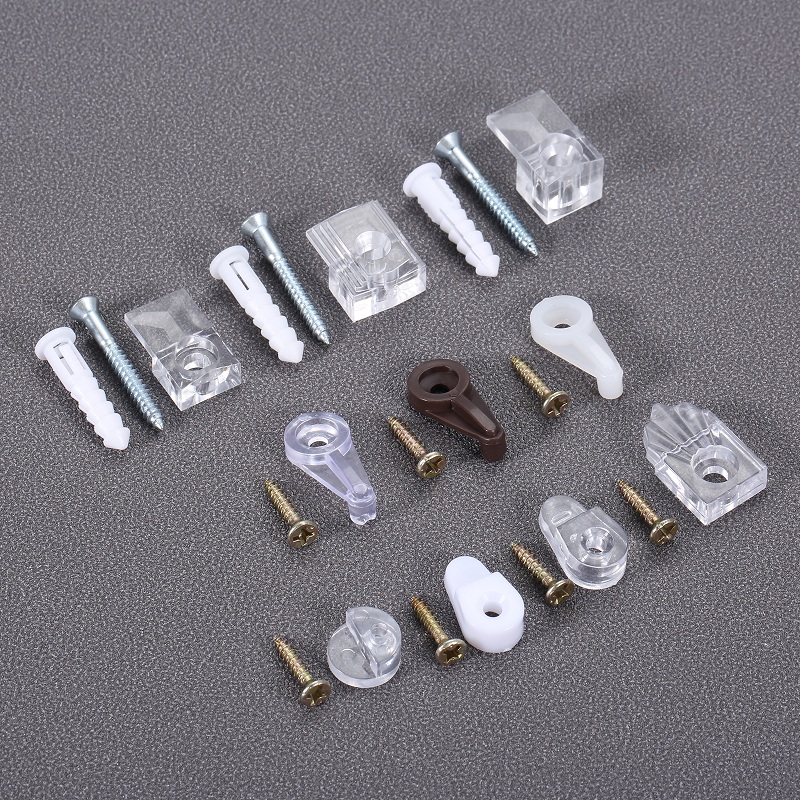 10Pcs Plastic Glass Retainer C - đánh giá và giá Furniture Hardware Connectors