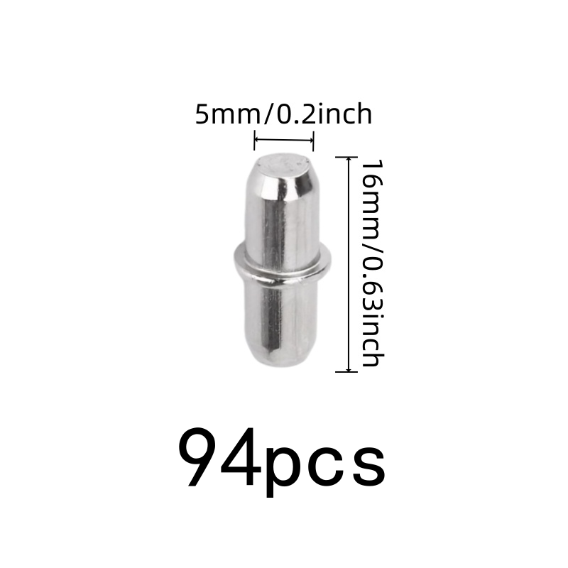 94 pcs Bookcase Layer Pins, Ir - đánh giá và giá Furniture Hardware Material