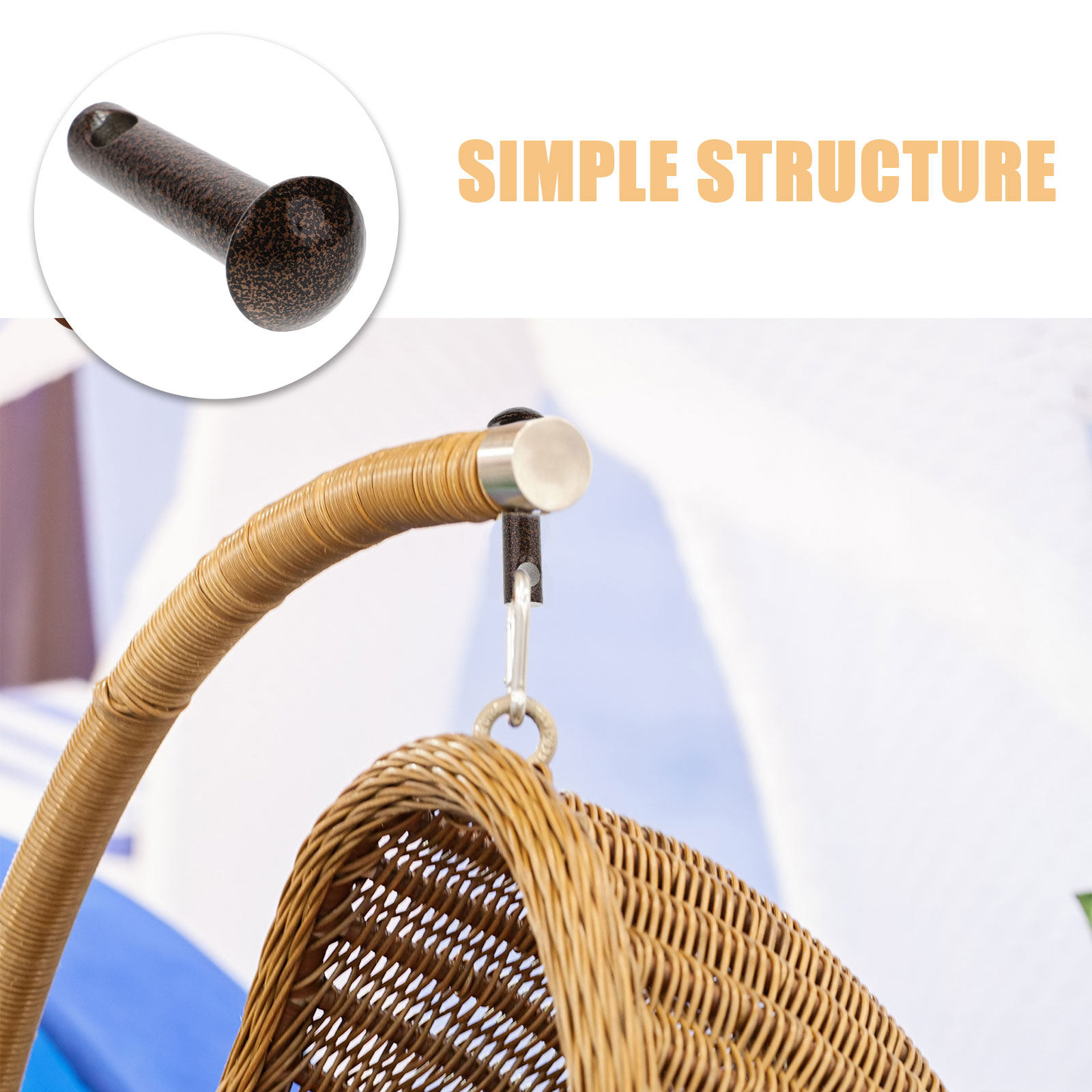 2Pcs Hammock Chair Pin Plug He - đánh giá và giá Furniture Hardware
