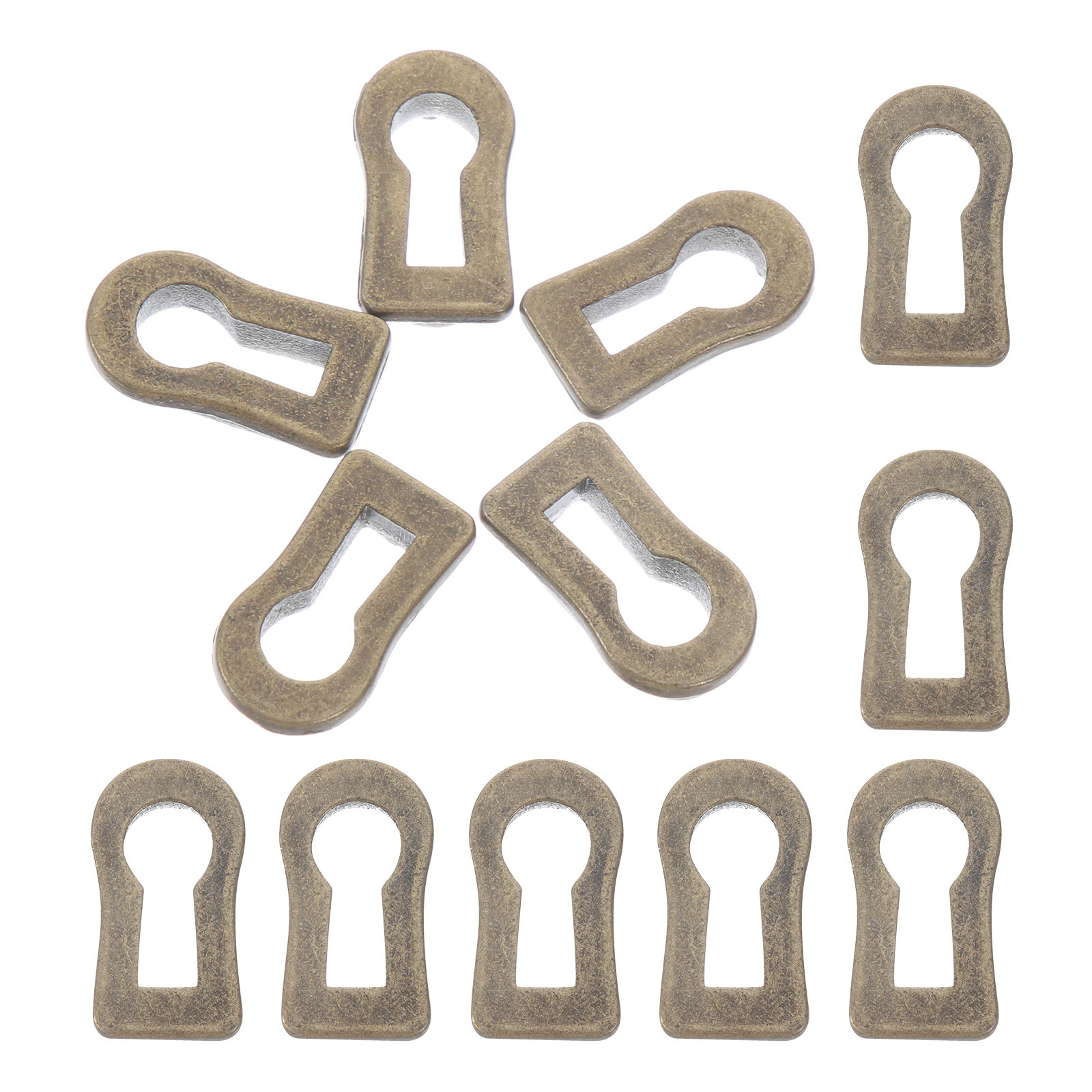 12Pcs Zinc Alloy Oval Keyhole  - đánh giá và giá Furniture Hardware Vintage