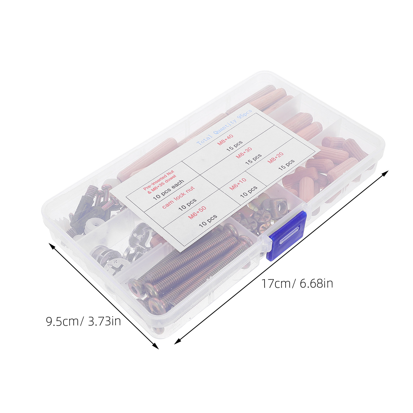 95Pcs Furniture Connector Hard - đánh giá và giá Furniture Hardware
