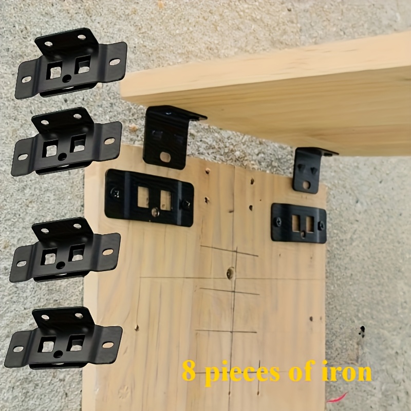4 Sets 2-in-1 Metal Fixing Cli - đánh giá và giá Furniture Hardware Connectors