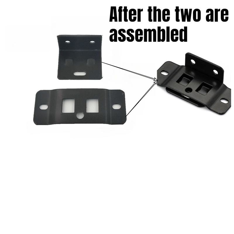 4 Sets 2-in-1 Metal Fixing Cli - đánh giá và giá Furniture Hardware Connectors